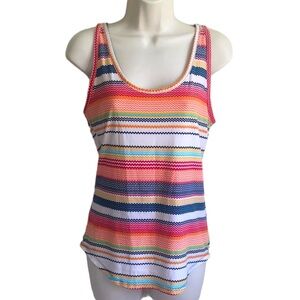 Derek Heart Colorful Striped Tank Top